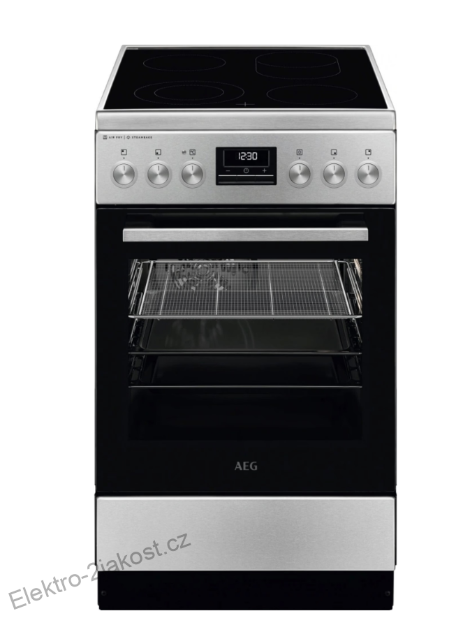 AEG CCB56490BM sklokeramický sporák 50 cm