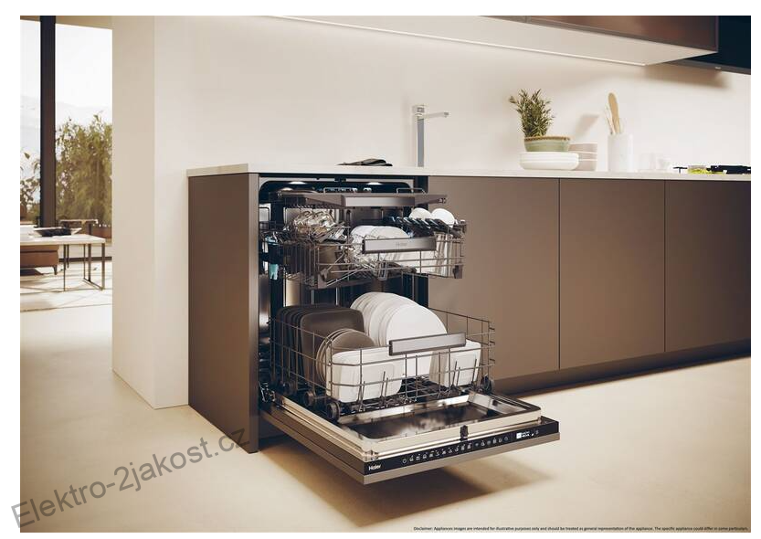 Haier XI 4A4M4PB vestavná myčka 60 cm pro 14 sad nádobí