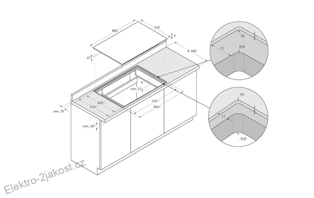 Haier HAMTCB86IWCS indukční varná deska 80 cm, 4 zóny