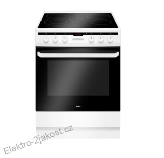 Amica 618CE3.434HTaKDQ(W) elektrický sporák 60 cm, trouba 65 l